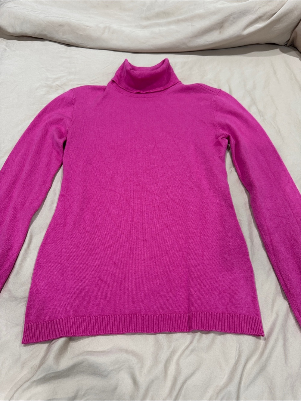 ANTONIO MELANI Pink Fuchsia Turtleneck Sweater